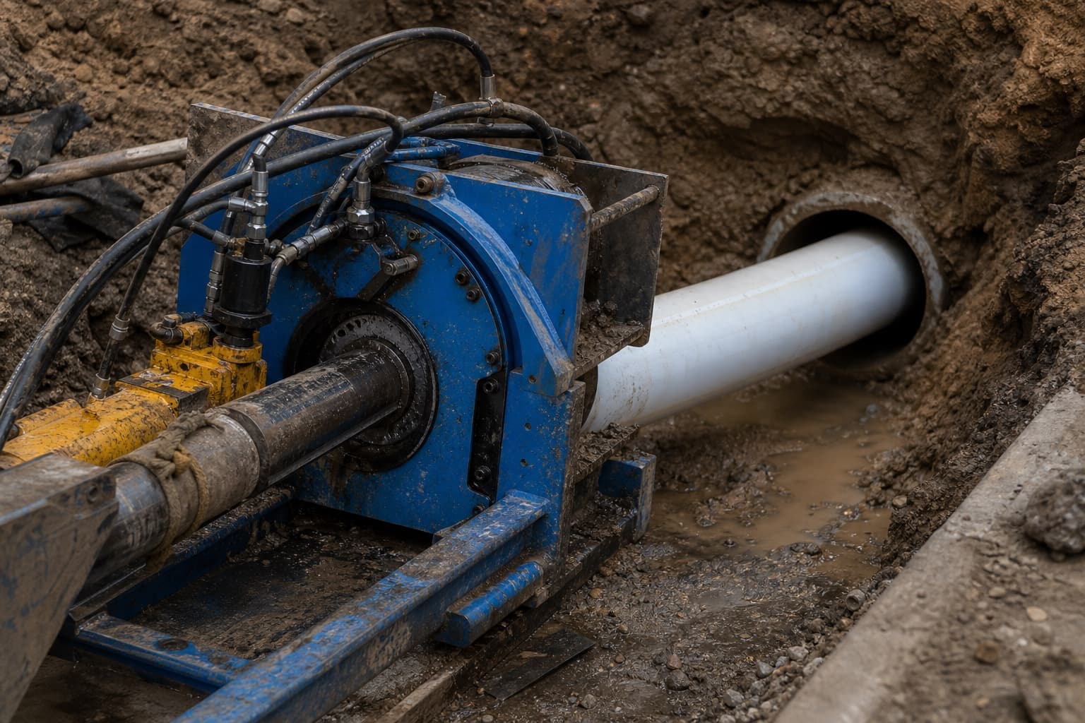 Pipe Pulls trenchless plumbing service visual
